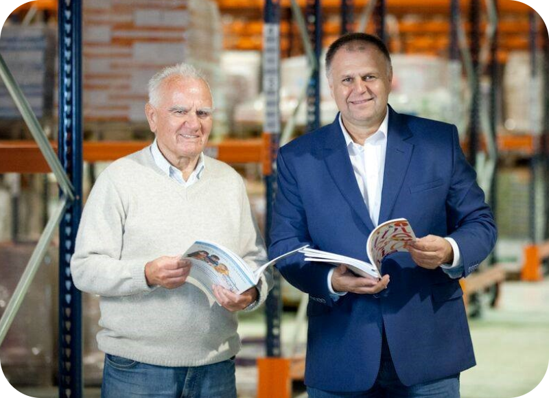 Dr Czesław Cyrański i Adam Cyrański
