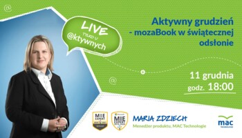 LIVE: Aktywny grudzień - mozaBook w świątecznej odsłonie