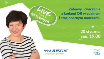 LIVE: Zabawy i ćwiczenia z kodami QR