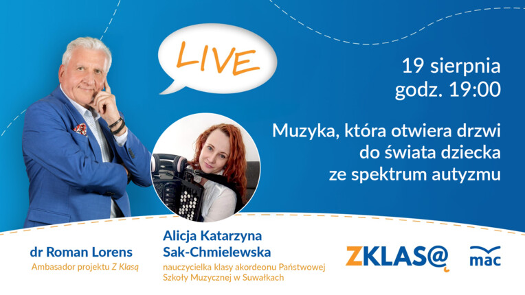 [LIVE Z KLASĄ] Roman Lorens - Muzyka, która otwiera drzwi do świata dziecka ze spektrum autyzmu
