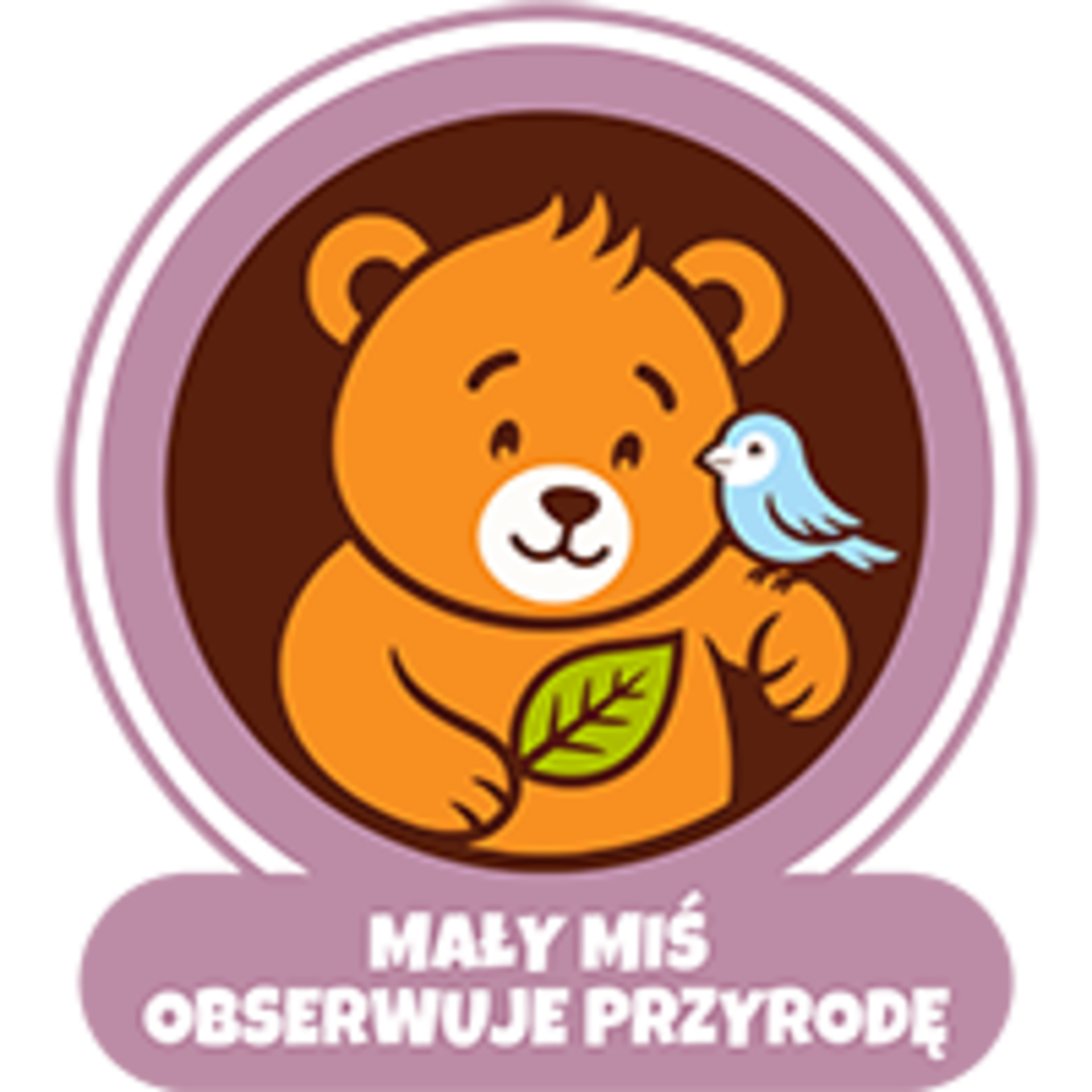 Mały Miś obserwuje przyrodę