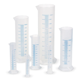 Plastikowe cylindry miarowe. Zestaw 7 sztuk LER2906 Learning Resources
