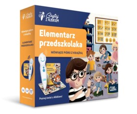 Czytaj z Albikiem. Zestaw Elektroniczne pióro + Elementarz przedszkolaka