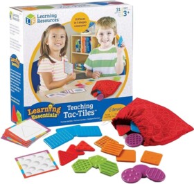 Sensoryczne płytki dotykowe Kształty LER9075 Learning Resources