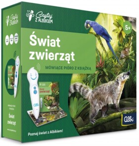 Czytaj z Albikiem. Zestaw Elektroniczne pióro + Świat zwierząt