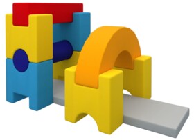 Zestaw piankowy Happy Playground. Zestaw 10