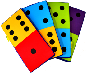 Poduszki Domino. Zestaw 21 sztuk