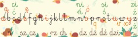Mata podłogowa do nauki liter W Kolejności Alfabetycznej