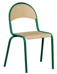 Krzesło szkolne Gaweł nr 2 aluminium
