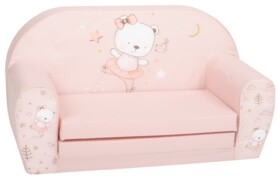 Mini sofa Różowy Miś