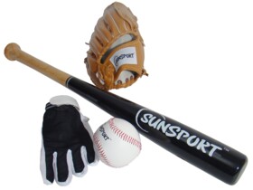Baseball zestaw Junior 4 elementy TACTIC