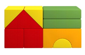 Zestaw piankowy Happy Castle. Zestaw 2