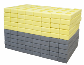 Klocki piankowe Perfect 80 elementów