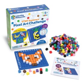 Kodowanie Stem Explorers Pixel Art Challenge LER9463 Learning Resources