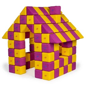 Klocki Jolly Heap joy żółto - różowy