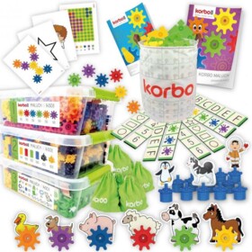 Klocki konstrukcyjne Korbo Maluch