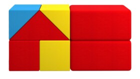 Zestaw piankowy Happy Castle. Zestaw 3