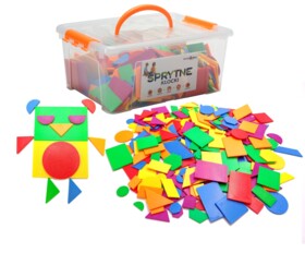 Sprytne klocki. Układanka Tangram 288 elementów
