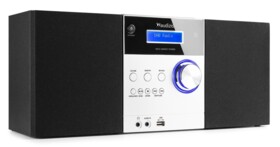 Mikrowieża Metz HiFi DAB FM CD BT Aluminium Audizio