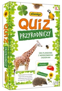 Quiz przyrodniczy. Gra planszowa z wierszowanymi zagadkami Adamigo