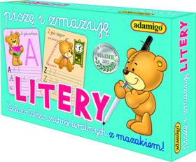 Piszę i zmazuję. Litery Adamigo