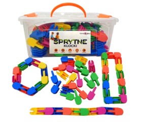 Sprytne klocki. Spinacze konstrukcyjne 120 elementów