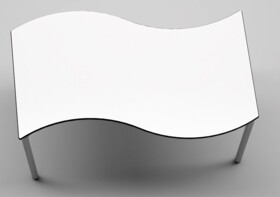 Stół Modo Fala 130 x 82 cm rozmiar 4-6