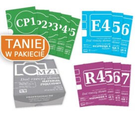 Pakiet Dać rzeczy słowo - cz.2 PLUS (12 zeszytów ćwiczeń + materiał zdjęciowy)