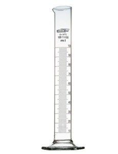 Cylinder kl. B stopa szklana sześciokątna 100 ml