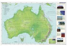 Australia - mapa fizyczna