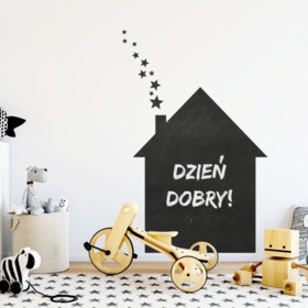 Naklejka ścienna tablicowa Domek