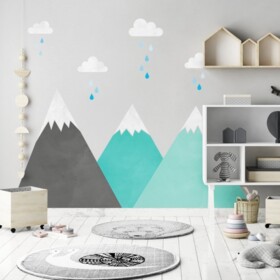 Naklejka ścienna Góry XXL