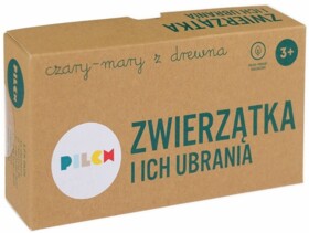 Drewniana układanka Zwierzątka i ich ubrania