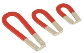 Magnesy podkowiaste - zestaw 3 długości