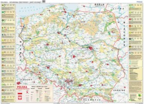 Mapa Polska - ochrona przyrody