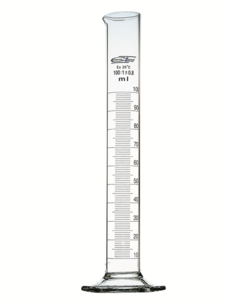 Cylinder kl. B stopa szklana sześciokątna 50 ml