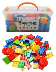 Sprytne klocki. Klocki konstrukcyjne Duże 63 elementy