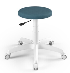 Taboret Uno biały