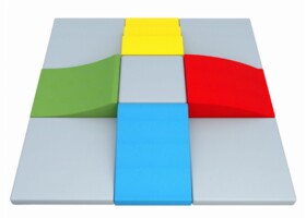 Zestaw piankowy Happy Playground. Zestaw 3