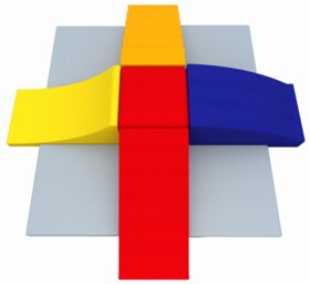 Zestaw piankowy Happy Playground. Zestaw 4