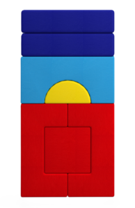 Zestaw piankowy Happy Castle. Zestaw 5