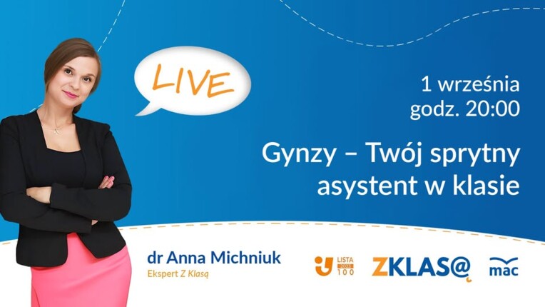 [LIVE Z KLASĄ] Gynzy – Twój sprytny asystent w klasie