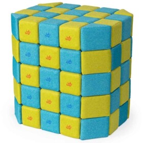 Klocki Jolly Heap basic niebiesko - limonkowe
