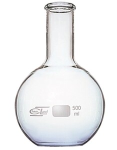 Kolba płaskodenna wąska szyja 500 ml
