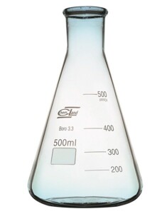 Kolba stożkowa wąska szyja 500 ml