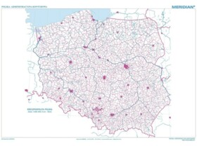 Mapa konturowa Polski