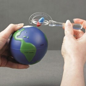 Magnetyzm kuli ziemskiej - zestaw doświadczalny