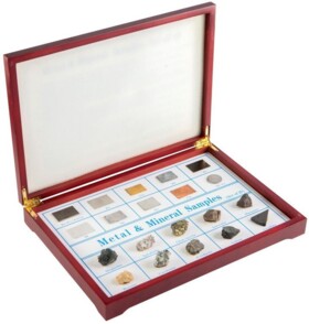 Próbki metali i minerałów