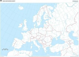 Mapa konturowa Europy